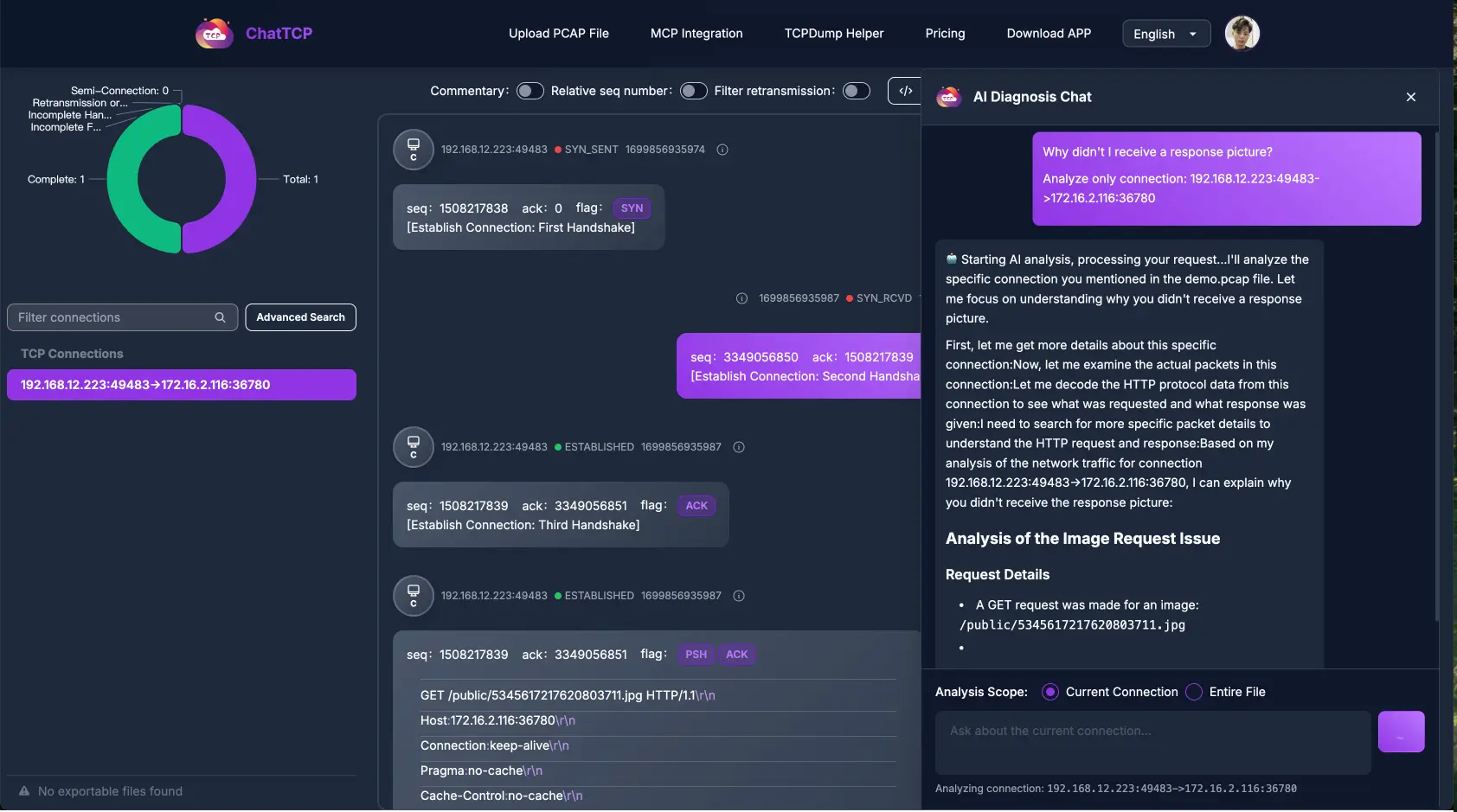 ChatTCP AI Diagnostic Analysis Assistant is Now Live