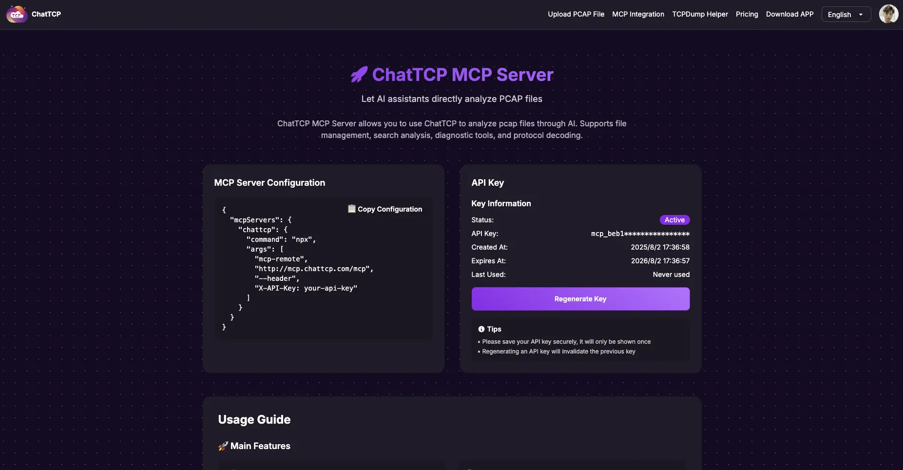 ChatTCP MCP Server is Now Live - Use AI to View and Analyze PCAP Files