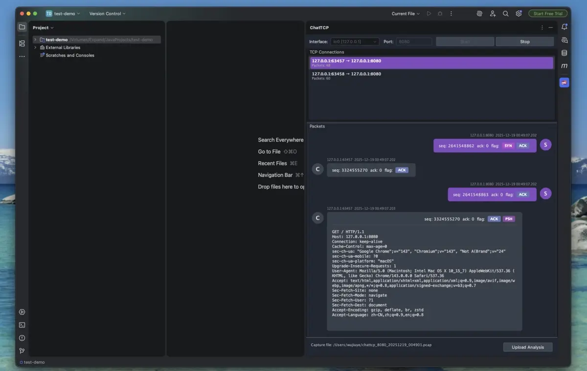 ChatTCP for IntelliJ IDEA